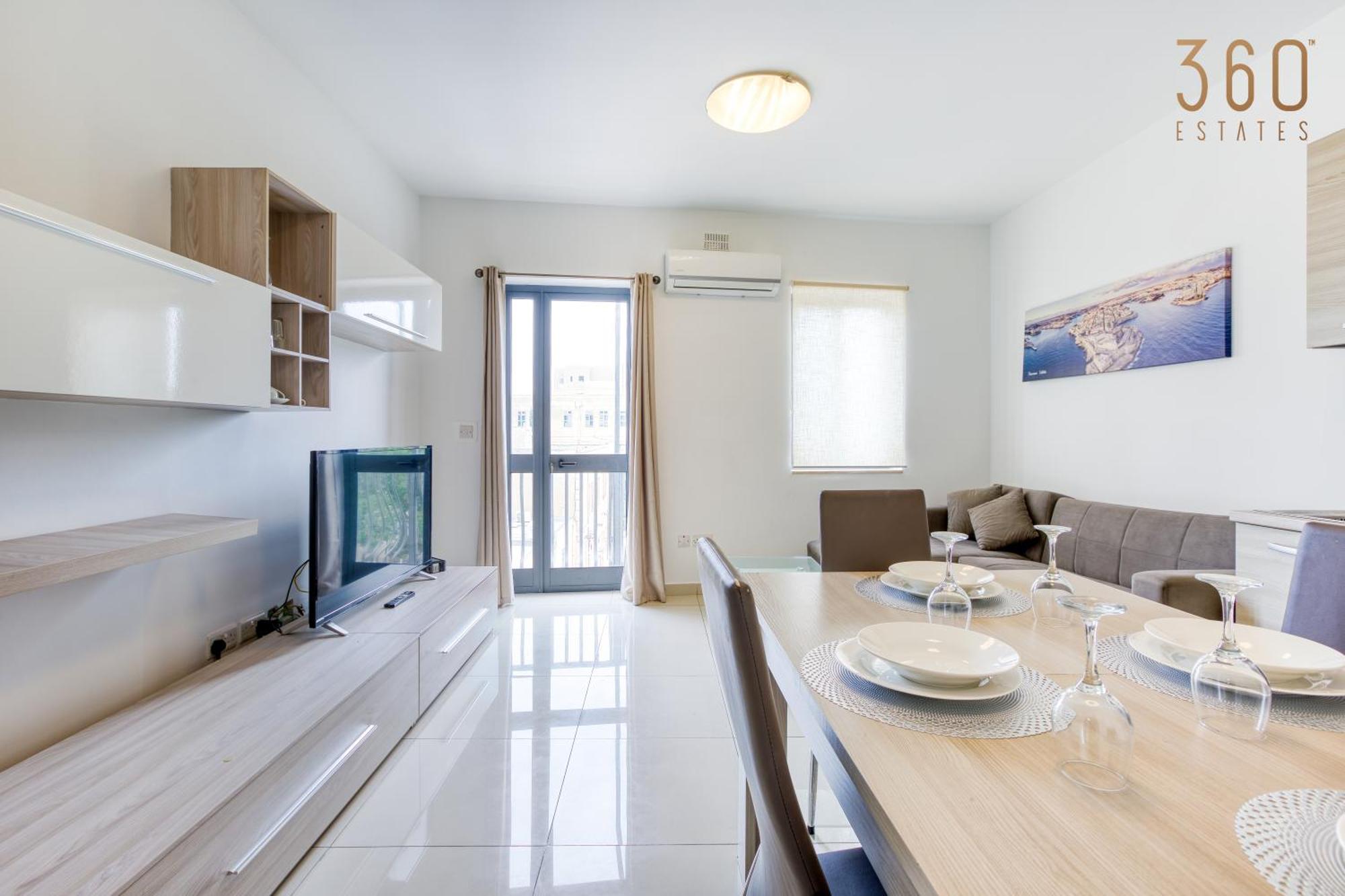 Charming 2br With Private Balcony By 360 Estates Apartment